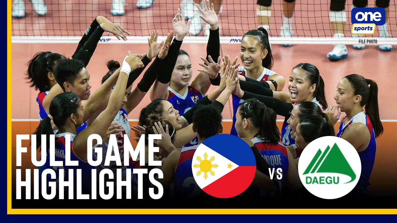 Alas Game Highlights: Philippines falls short in five-set friendly vs Daegu